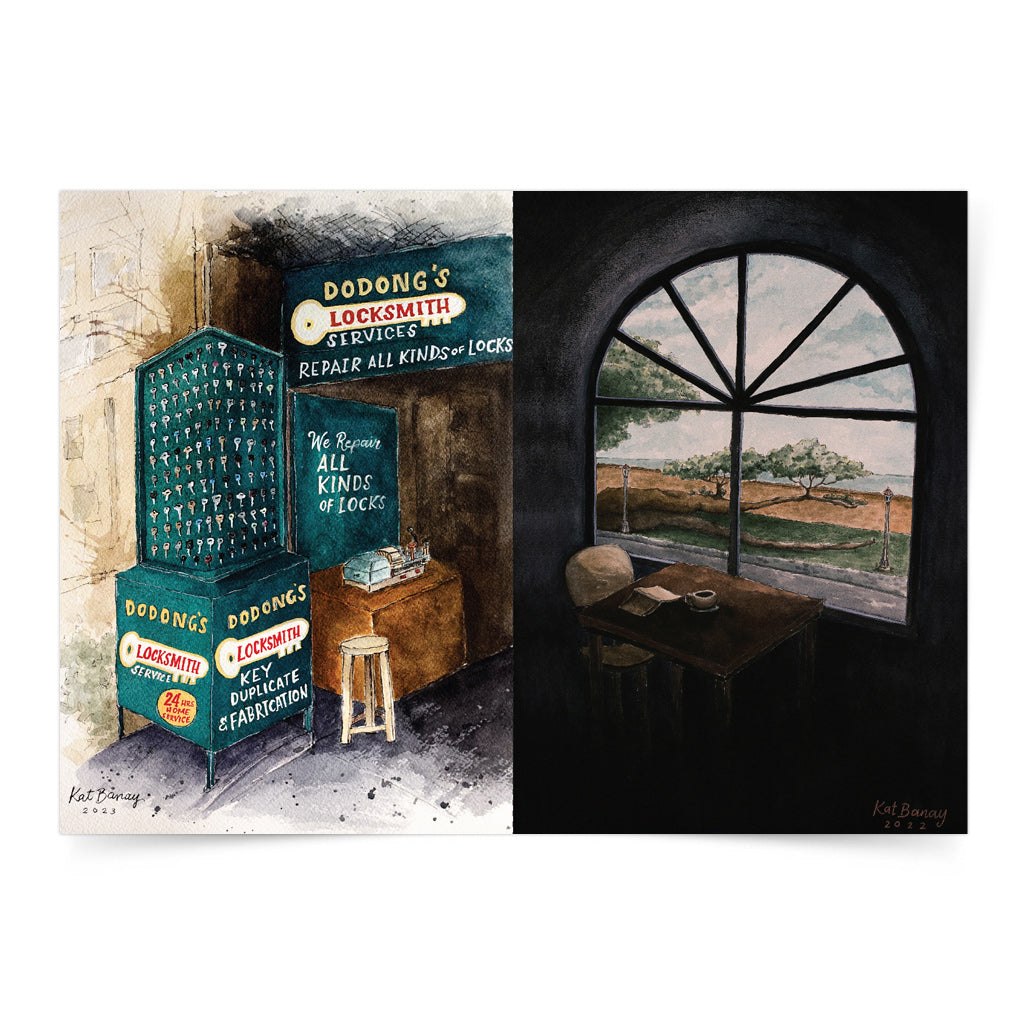 Faces of Places Limited Edition Art Print Book by Kat Banay