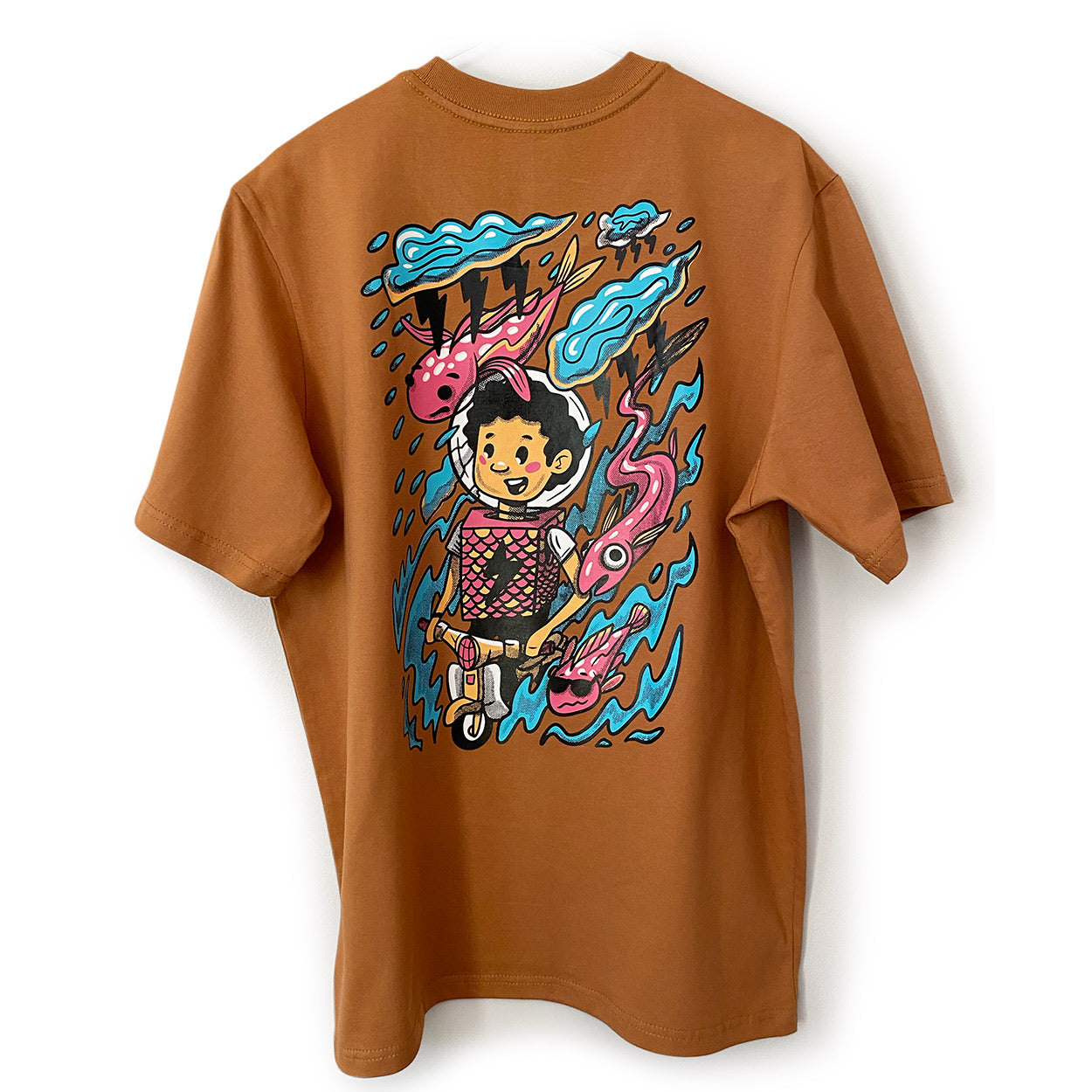 Paul Benzi Florendo Dumaguete city graphic artist art scene vector fish illustration outfit wear cotton shirt 6200 Negros Oriental Philippines tourist souvenir