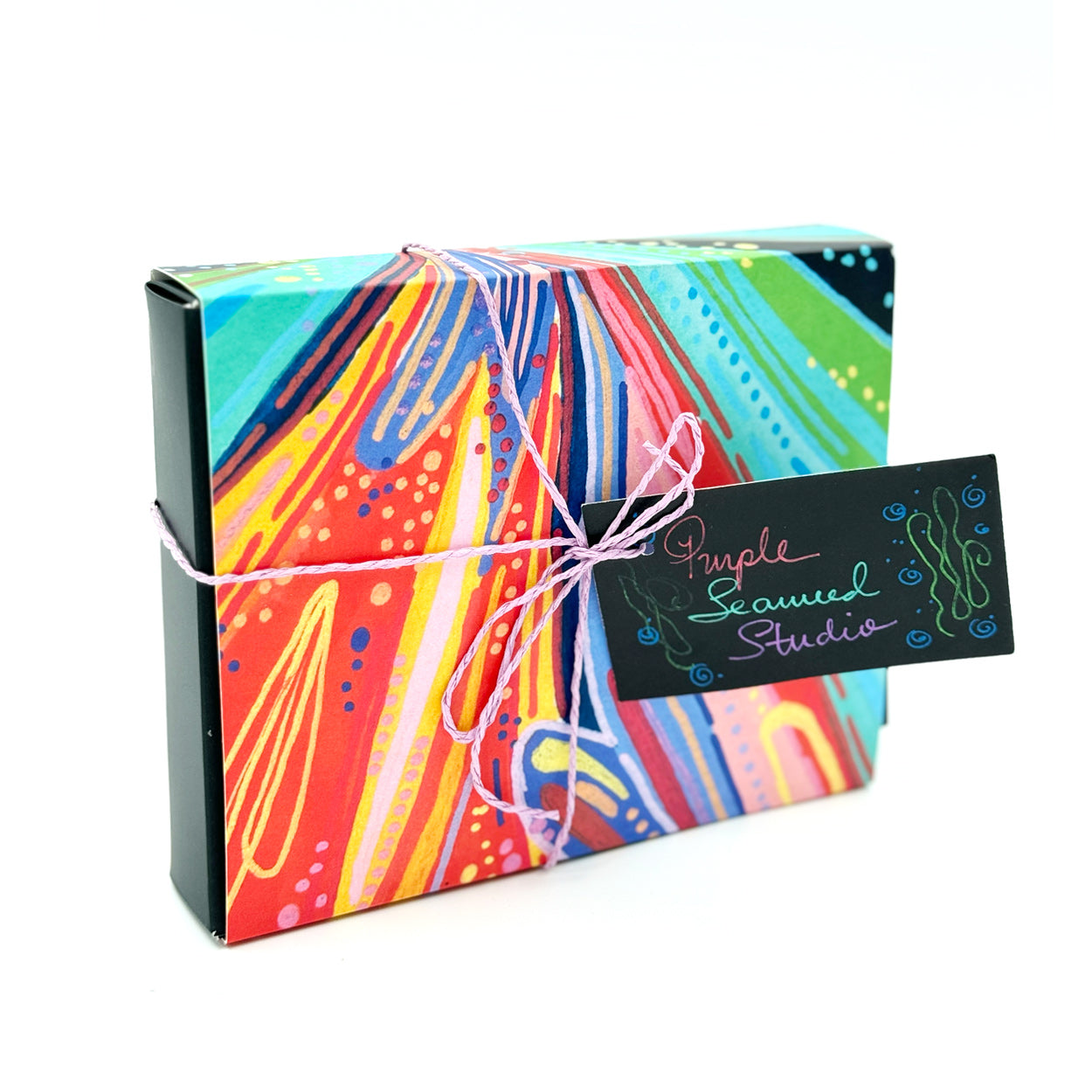 Midnight Flowers Cards by Purple Seaweed Studio