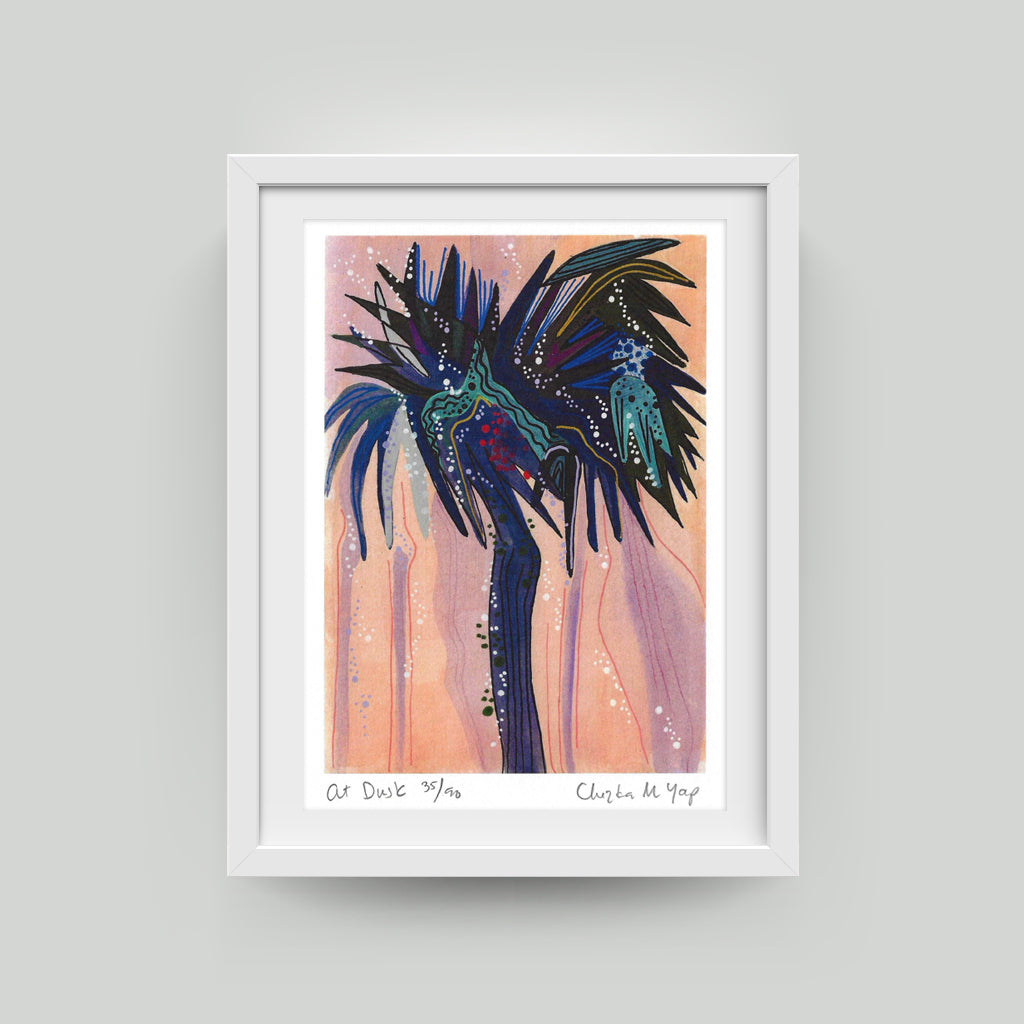At Dusk Limited Edition Art Print by Purple Seaweed Studio