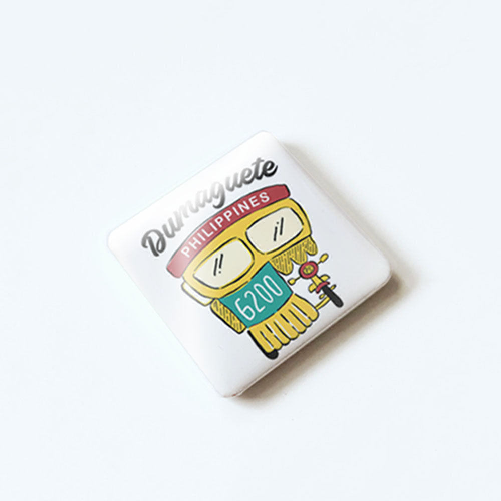 Filipino souvenirs, Dumaguete gifts, art magnets, collectible fridge magnets, local Filipino art, Kat Banay, Dumaguete City, Watercolor, Illustration, artist, Negros Oriental, Pinspired Art Souvenirs, cute, souvenir, gift, travel, tour, tourist, line art, Pedicab, Tricycle