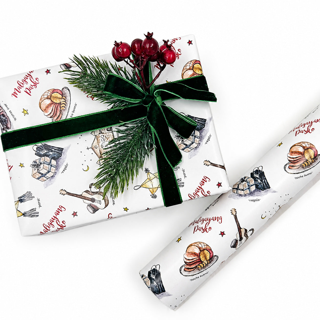 pasko, Christmas, Filipino, Philippines, gift, idea, wrap, wrapping, Maligayang Pasko, white Christmas, Dumaguete, shipping, Simbang gabi, regalo, noche, buena, illustrations, art, illustration, stars, parol, Kat Banay, Calligraphy, beautiful, cute, karoling