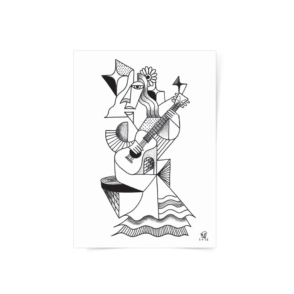 Dyck Cediño, Dumaguete, Art Print Book, Collection, Collector, Art Exhibition, Human, Pinspired Art Souvenirs, art book, abstract, black and white, line art, tatoo artist, Deadlocks, Negros Oriental, Philipines, Filipino, art scene, wall decor, decoration, decorative