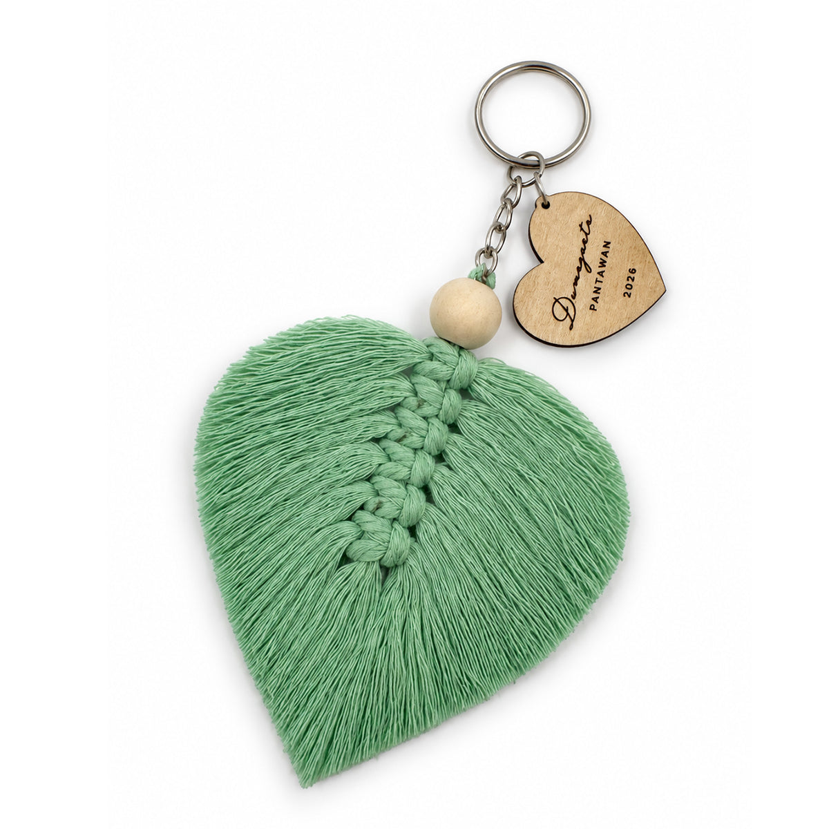 Love Dumaguete Pantawan Macrame Keychain