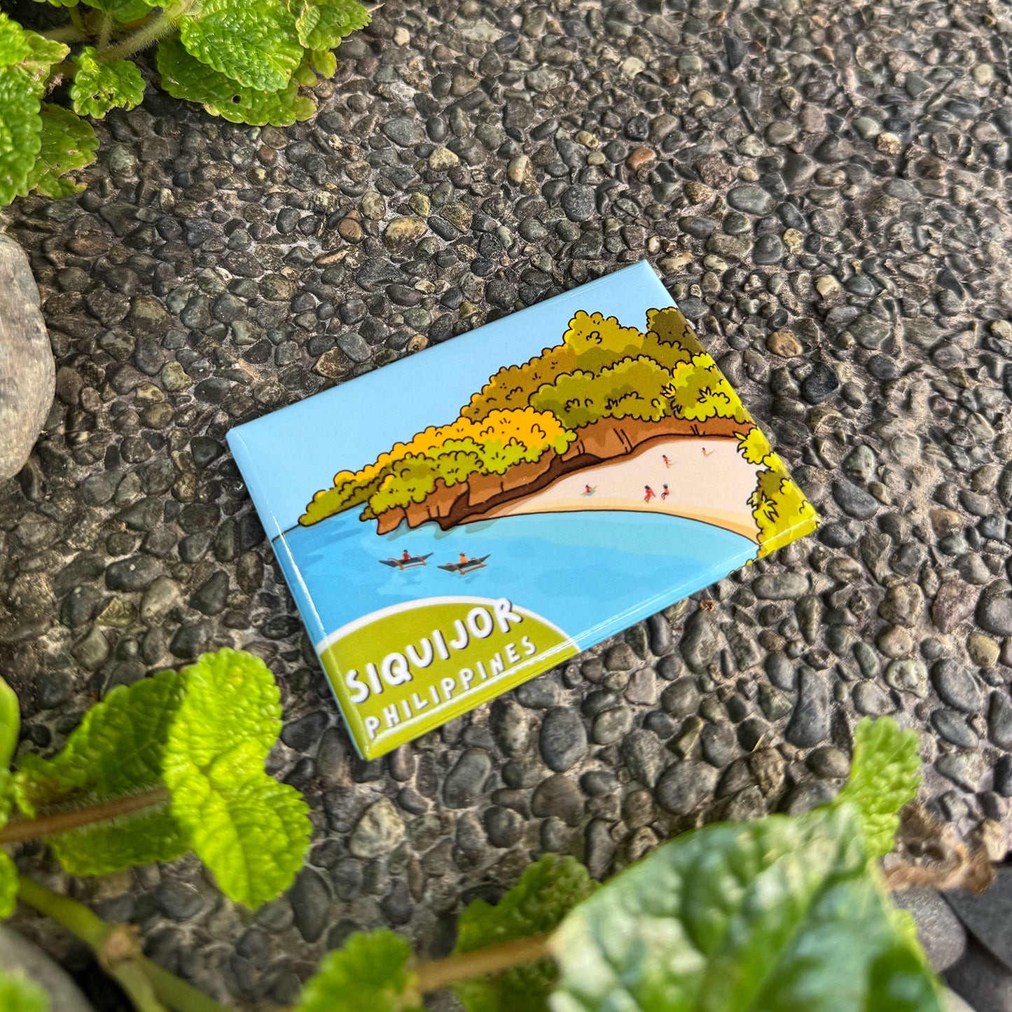 Siquijor Rectangular Magnet by Kat Banay