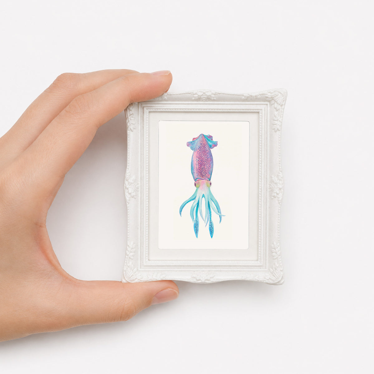 The Majestic Squid Limited Edition Fridge Magnet by Gretchen Villanueva-Heras