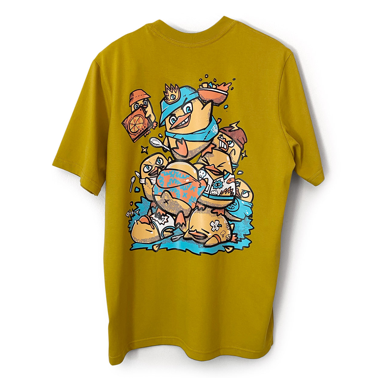Moshi Dokyo Dumaguete city graphic artist art scene vector duck food illustration outfit wear cotton shirt 6200 Negros Oriental Philippines tourist souvenir t-shirt tshirt