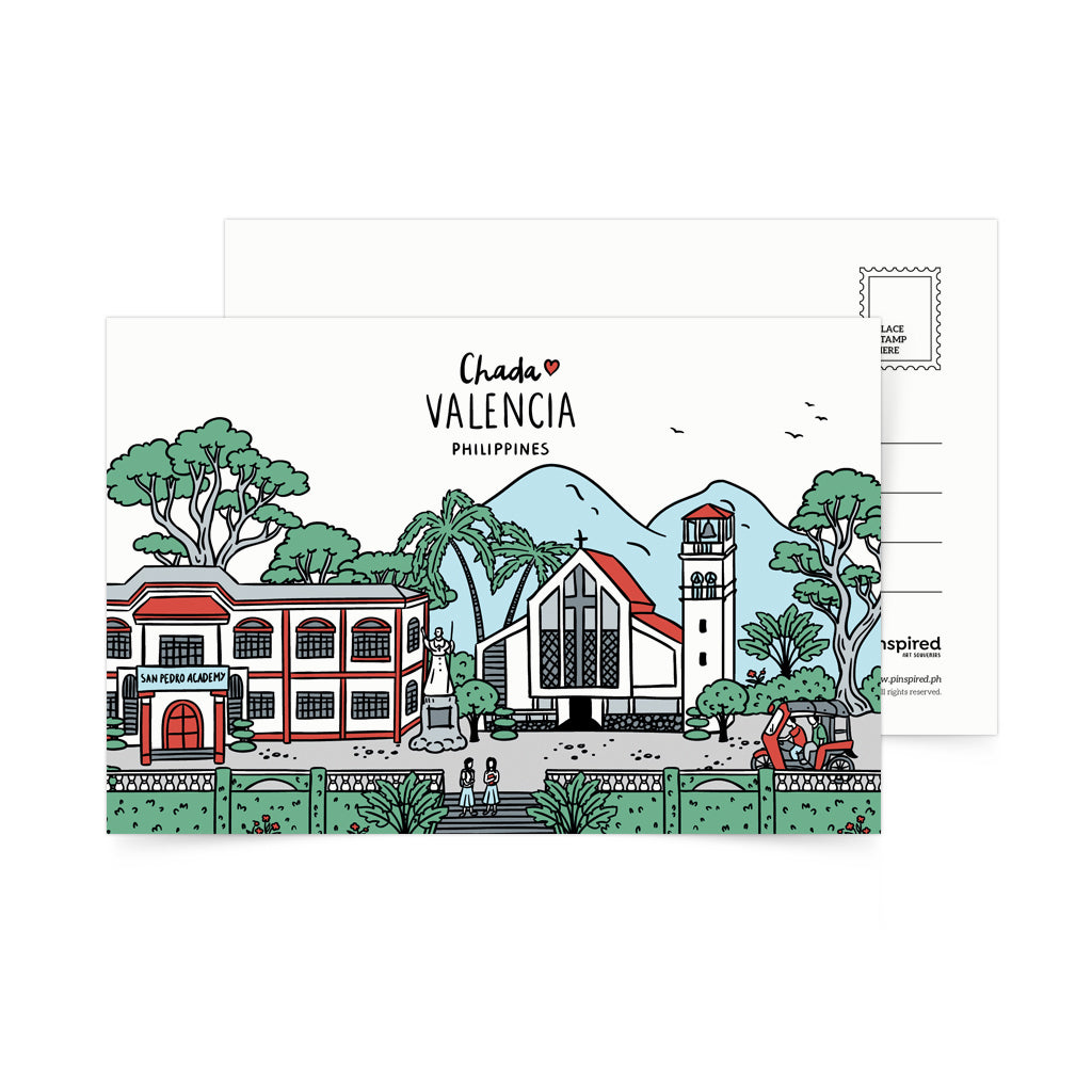 Valencia Negros Oriental Philippines Chada Talinis Mountains Sunday Market Souvenir items post office postal postage stamp gift tourist destination Luzurriaga snailmail