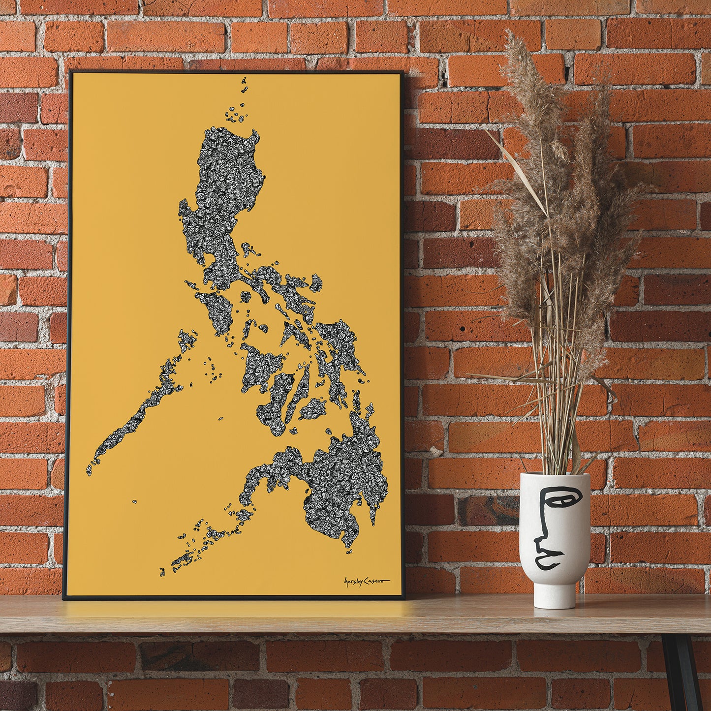 People Luzon Visayas Mindanao Filipino artist Dumaguete city graphic artist map project exhibit Negros Oriental Pinspired Art Souvenirs Wall Art Decoration Pinta PH Maps Philippines Tourist Gift Hotel Hostel Resort gift idea Historic History Archipelago Bisaya Tagalog Manila Famous Artist Traditional Hersley Casero artwork pattern people black white framed
