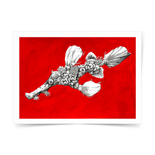 Whispering camouflage Limited Edition Art Print by Angelo Delos Santos