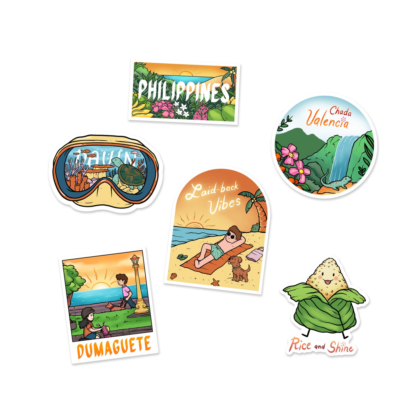 Dumaguete City, DUMAGETME, Duma Art Scene, Filipino, art, artistic, Laid-Back, Island Vibe, Vintage illustration, Boulevard, Sunset, Family, Stroll, cute characters, souvenirs, gift idea, tourist, attraction, Negros Oriental, Philippines, waterproof