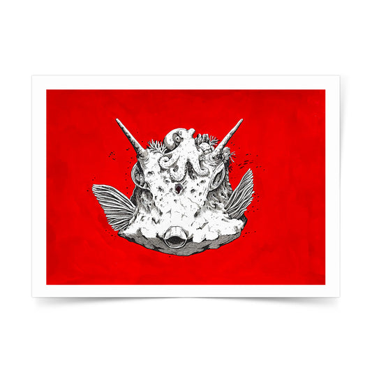 The floating quirk Limited Edition Art Print by Angelo Delos Santos