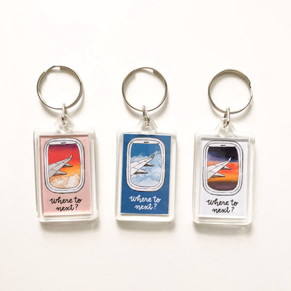Travel Keychain by Kat Banay