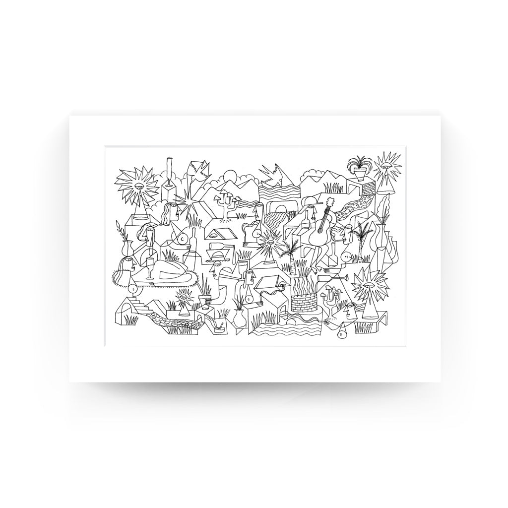 Dumaguete, Pinspired Art Souvenirs, art exhibition, exhibit, limited edition, wall decor, decoration, abstract, Deadlocks, Filipino, art scene, Filipino artist, contemporary, surrealist, line work, minimalist