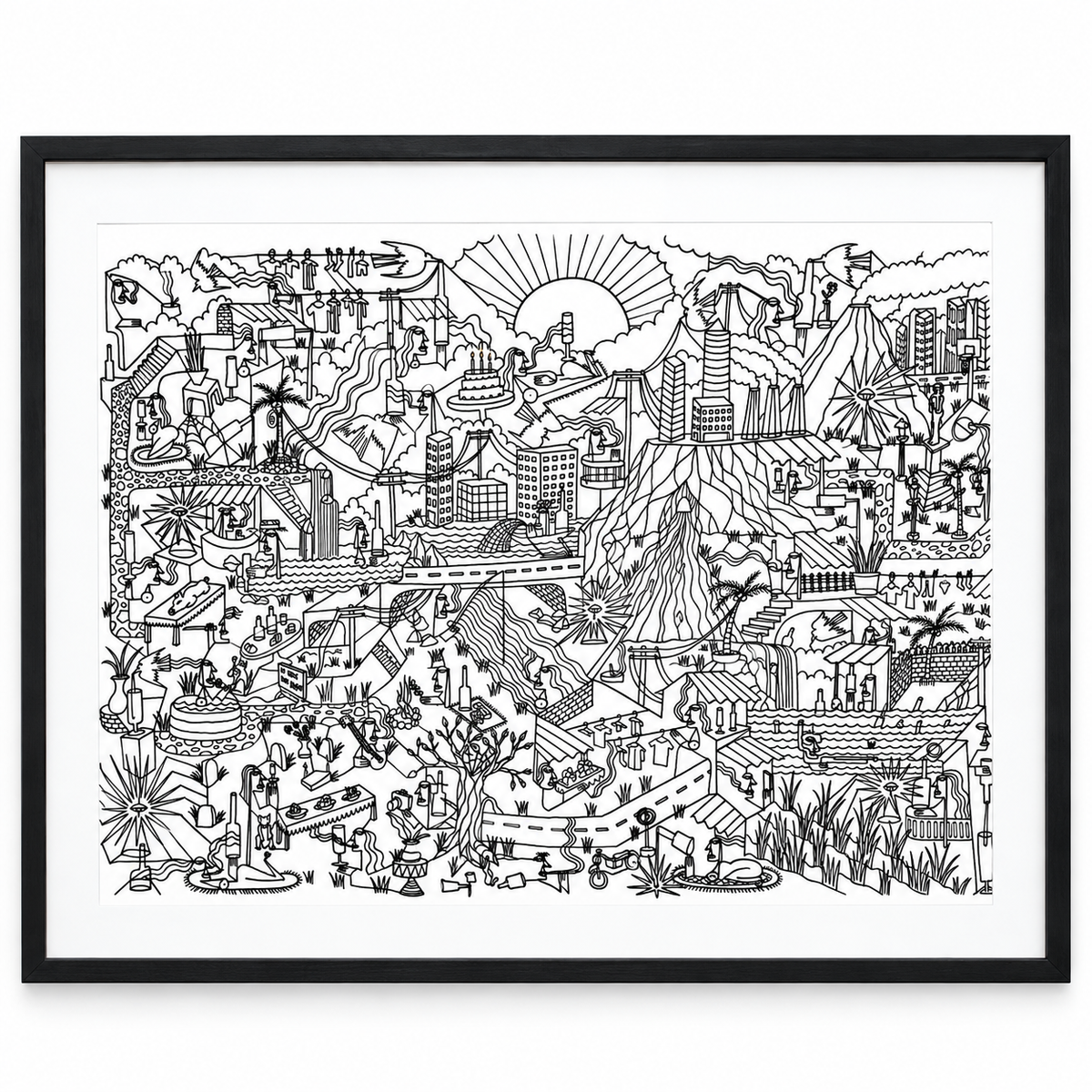 Dumaguete, Pinspired Art Souvenirs, art exhibition, exhibit, limited edition, wall decor, decoration, abstract, Deadlocks, Filipino, art scene, Filipino artist, contemporary, surrealist, line work, minimalist