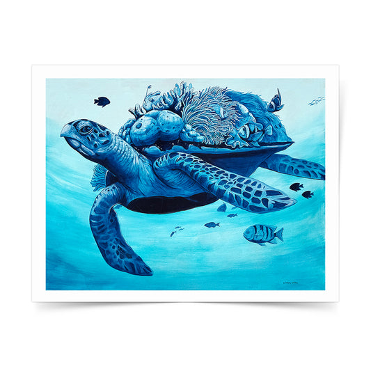 keeper of the currents Limited Edition Art Print by Angelo Delos Santos