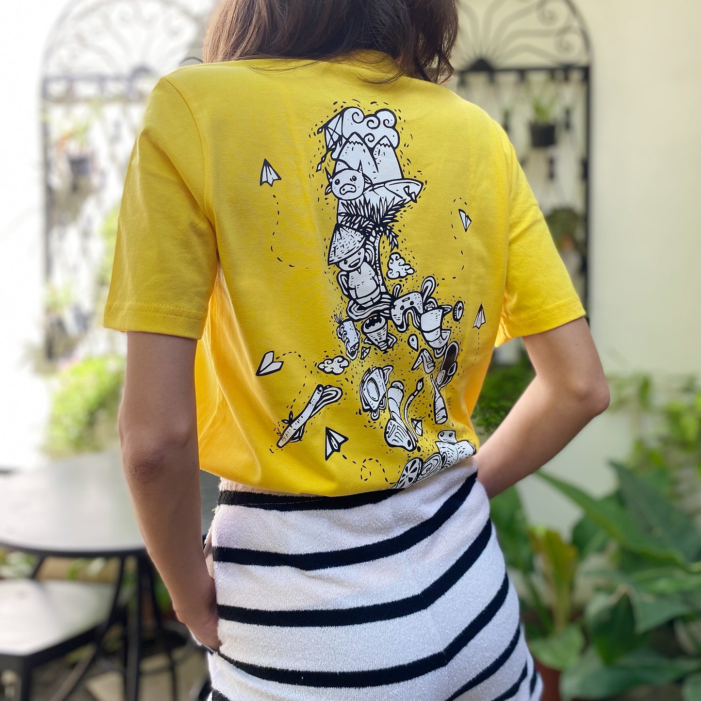 Philippines Doodle Map T-shirt by Kevin