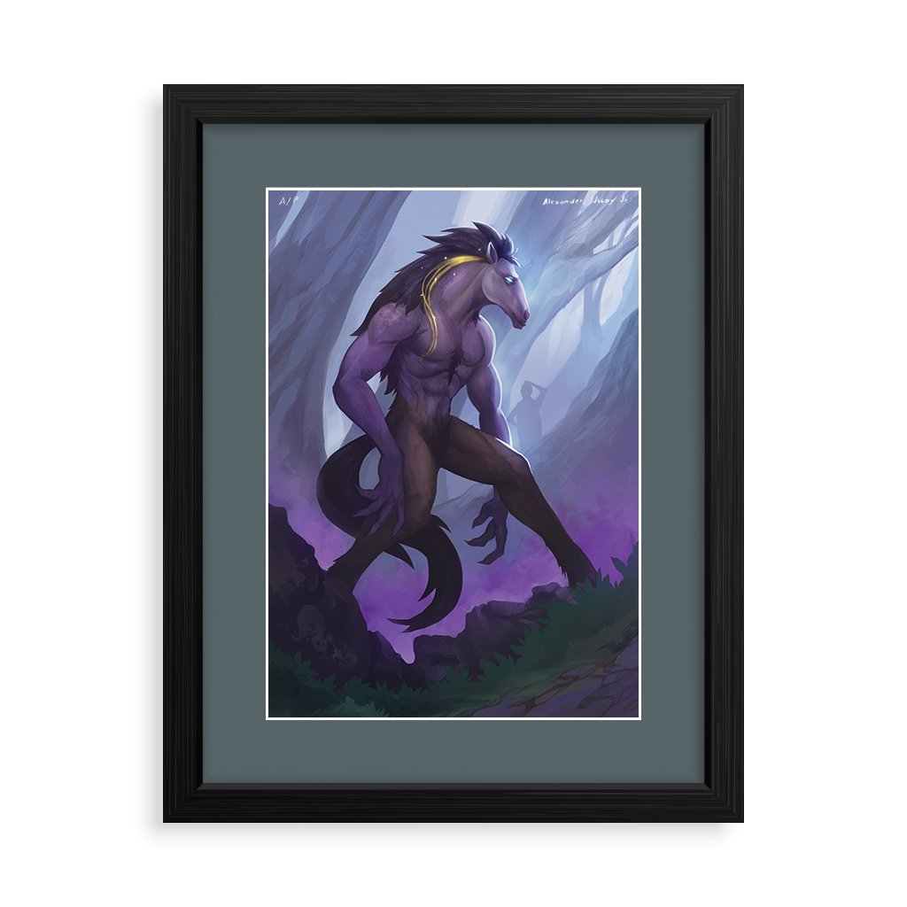 Philippine mythology mythical creature supernatural pinoy legend art fantasy myth spirit nature collectible mail postcrossing Folklore Tigbalang Tikbalan Tigbolan Werehorse