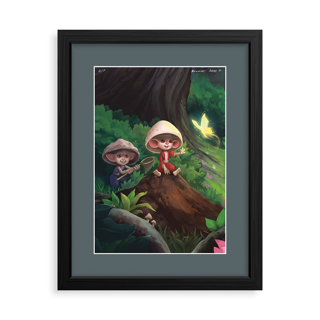Philippine mythology mythical creature supernatural pinoy legend art fantasy myth spirit nature collectible mail postcrossing Folklore Duende tabi tabi po goblin elf ghost dwarf forest