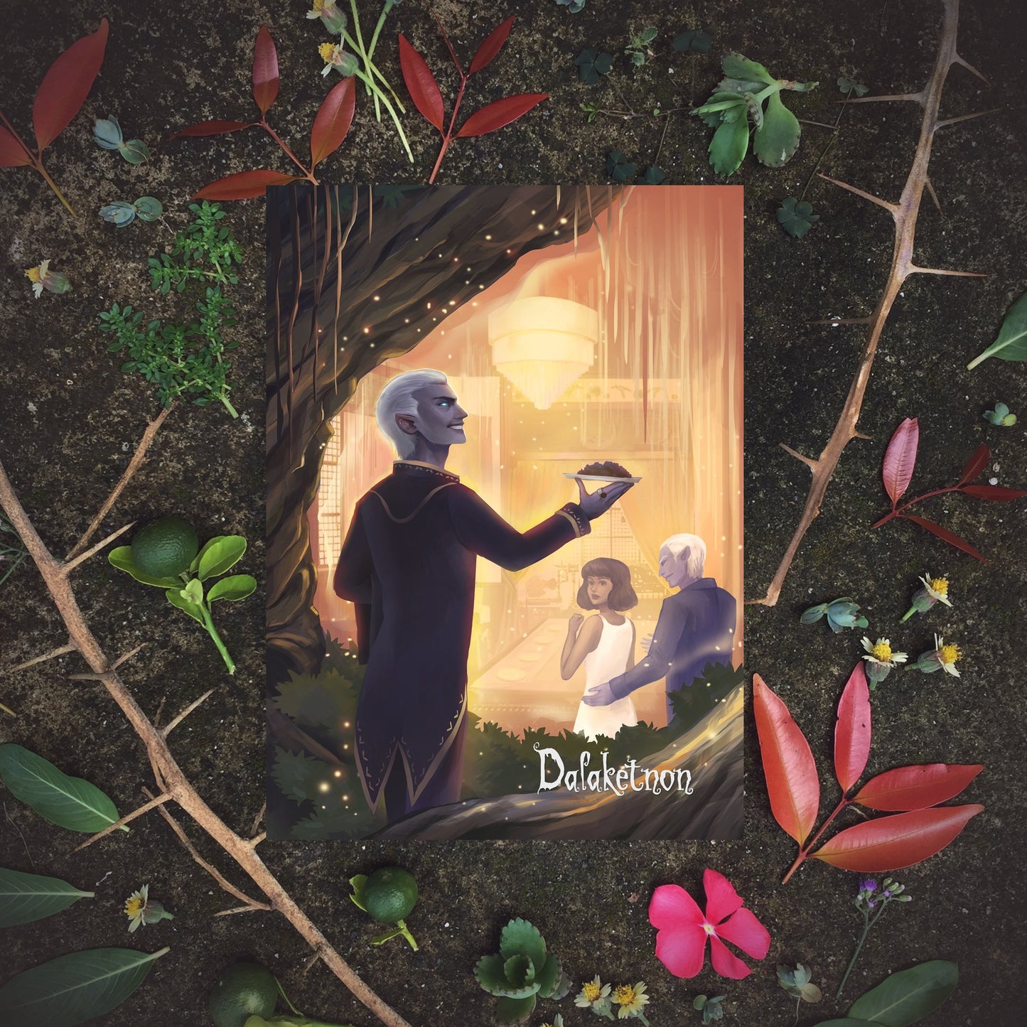 Philippine mythology mythical creature supernatural pinoy legend art fantasy myth spirit collectible mail postcrossing Elf Dalakit elitists engkanto
