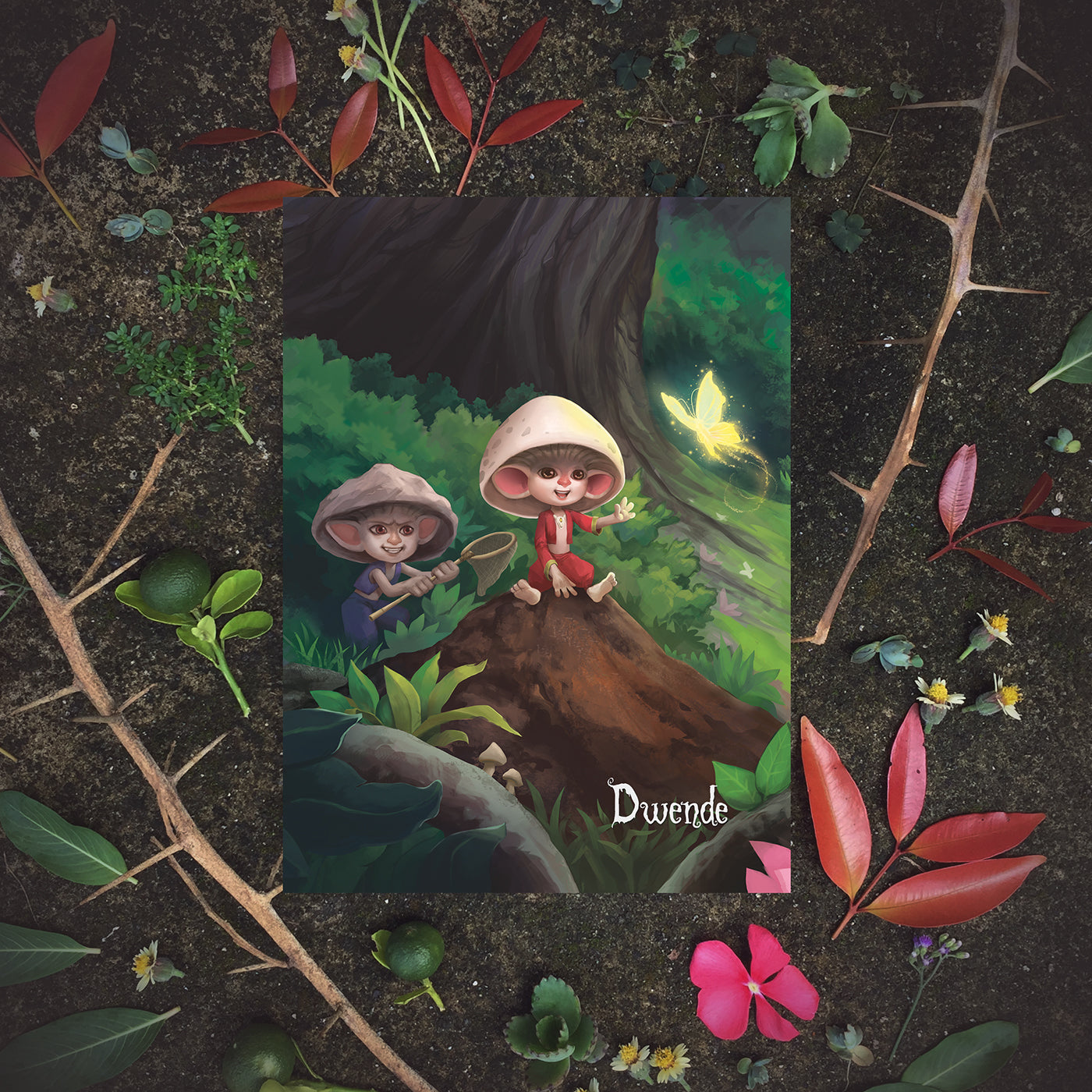 Philippine mythology mythical creature supernatural pinoy legend art fantasy myth spirit nature collectible mail postcrossing Folklore Duende tabi tabi po goblin elf ghost dwarf forest