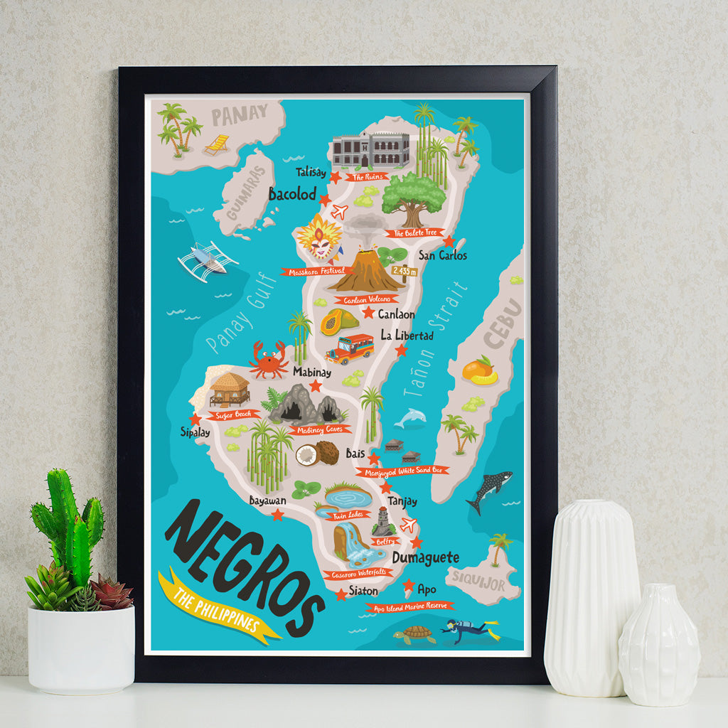 Apo Siquijor Bacolod Dumaguete Negros Oriental Negros Occidental pinoy art wall decor tourist gift idea kids activity colourful animals Negros Region