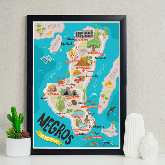 Apo Siquijor Bacolod Dumaguete Negros Oriental Negros Occidental pinoy art wall decor tourist gift idea kids activity colourful animals Negros Region