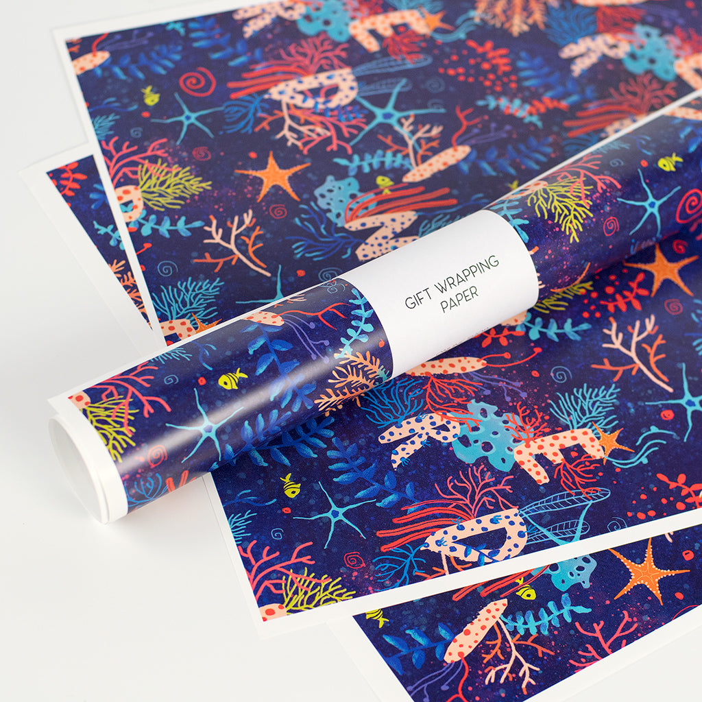 philippines art local pinoy souvenir underwater pattern sea ocean gift idea packaging wrap box