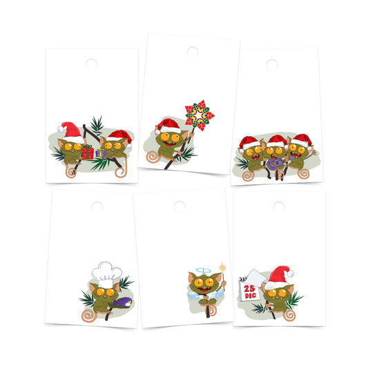 gift idea, maligayang pasko, tarsier, pinoy, art, local, gift wrapping idea, cute