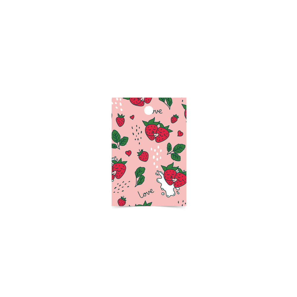 Valentine Valentines Love Gift Idea Wrap Package Paper Strawberry Milk Pink Packaging Cute