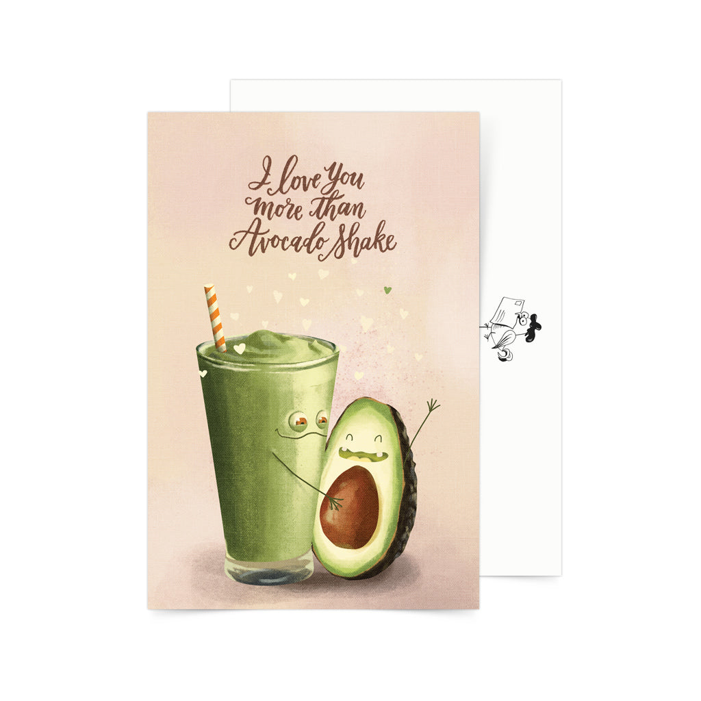 Pinoy food art postcard avocado postcrossing
