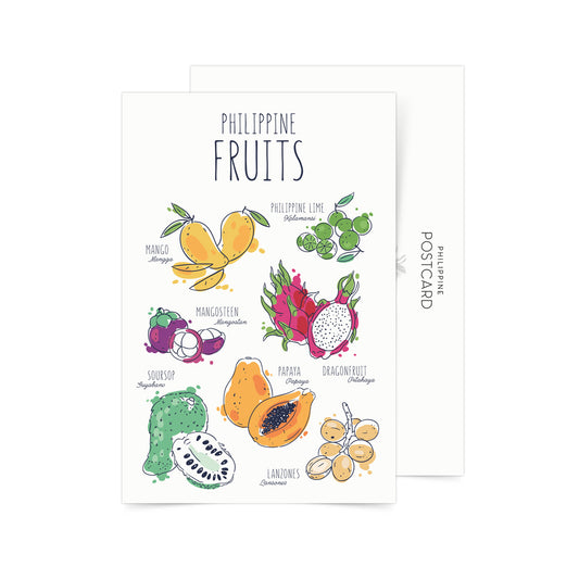 mango pinoy art gift card papaya calamansi lanzones guyabano mangosteen, card, decor, souvenir, gift,