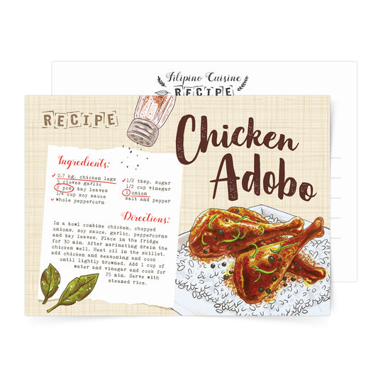 filipino local food card art pinoy famous pasalubong