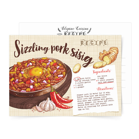 filipino local food card art pinoy famous pasalubong flavor kitchen decor artprint