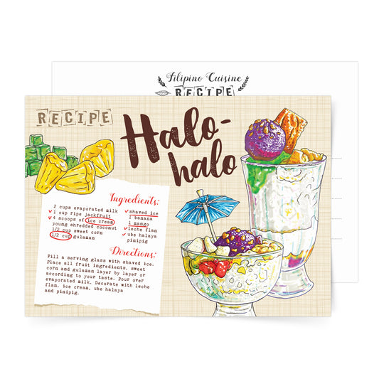 ice cream filipino local food card art pinoy famous pasalubong flavor kitchen decor sweet dessert collectible PHL Post Office local Filipino delivery Flavours Ice-cream