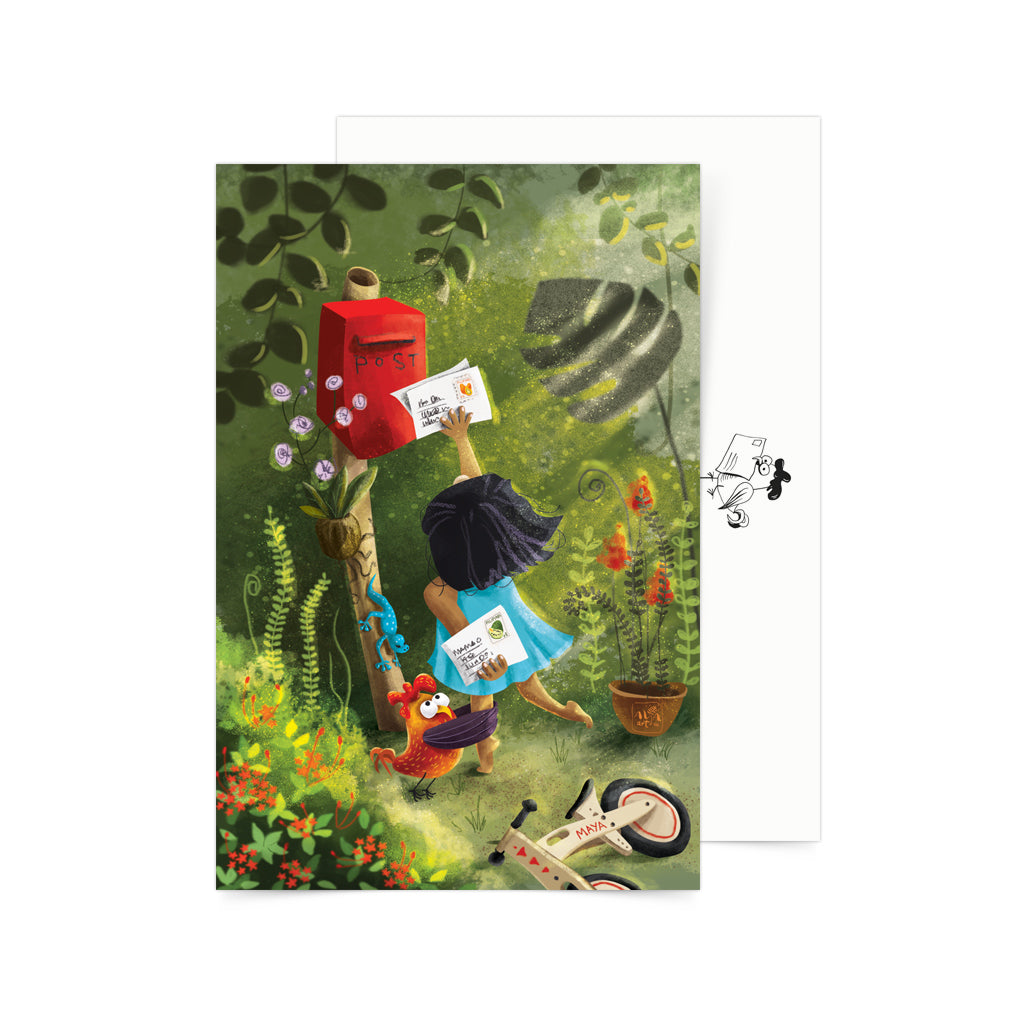 snailmail postbox postcrossing pinoy cute art artist card philippines