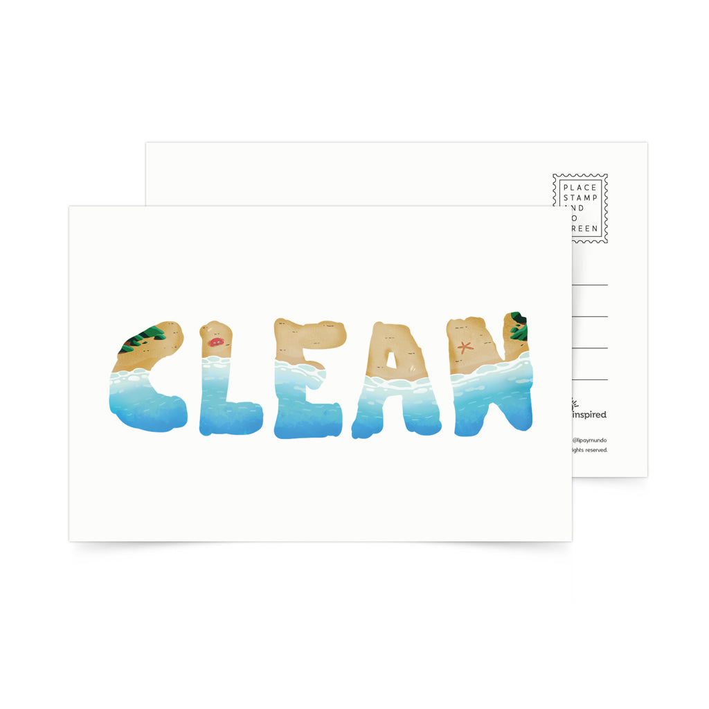 go green recycle reuse save planet earth ocean sea protect coral postcrossing snailmail gift souvenir philippines filipino pinoy support environment