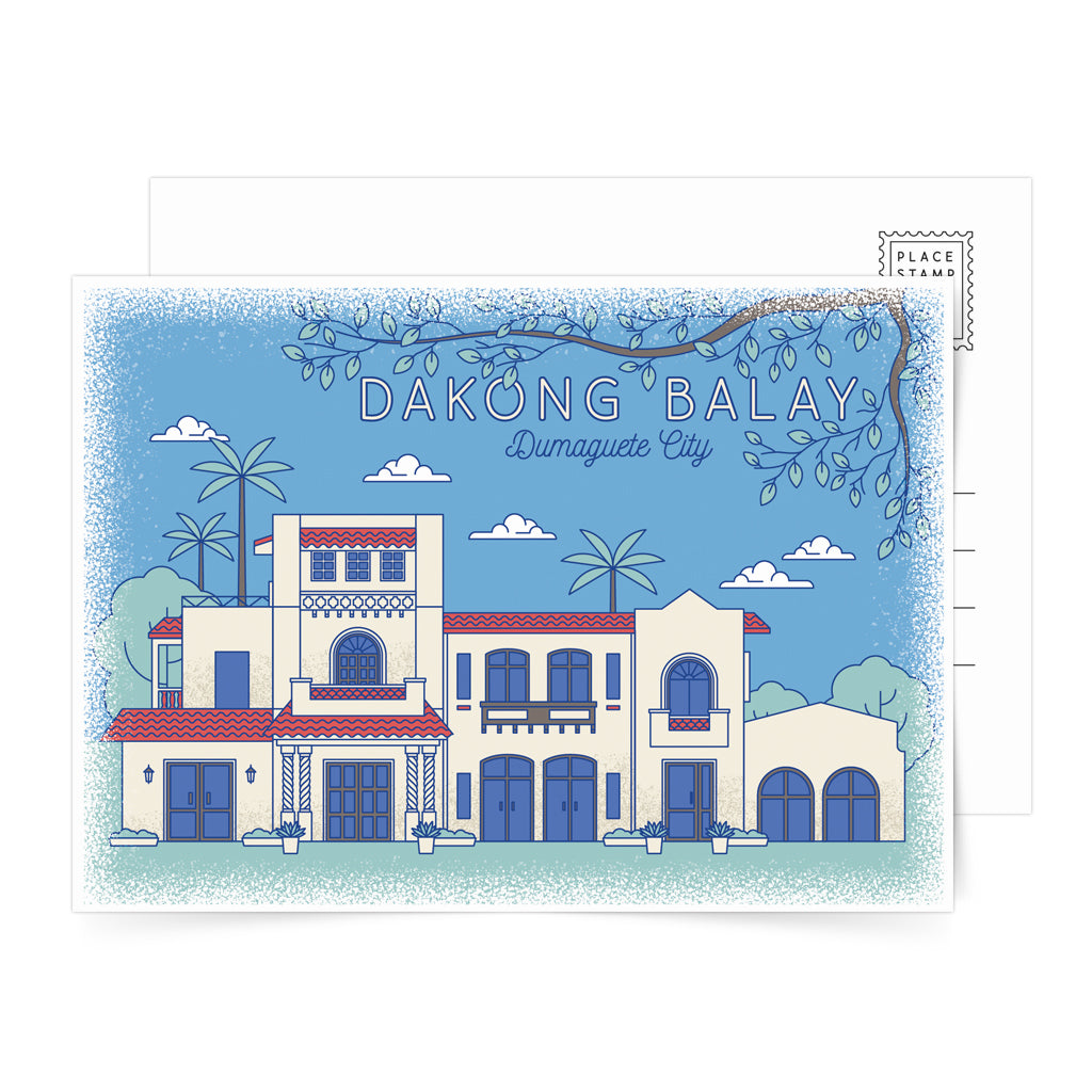 Dakong Balay Dumaguete Historic Tourist building old vintage collectible art gift