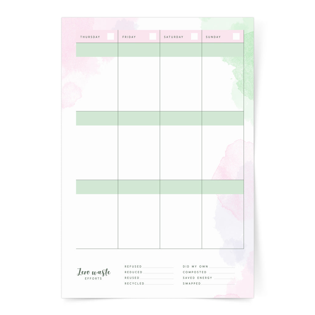 recycle green zero waste digital download printable sticker plan journal eco friendly save the planet nature girl plant