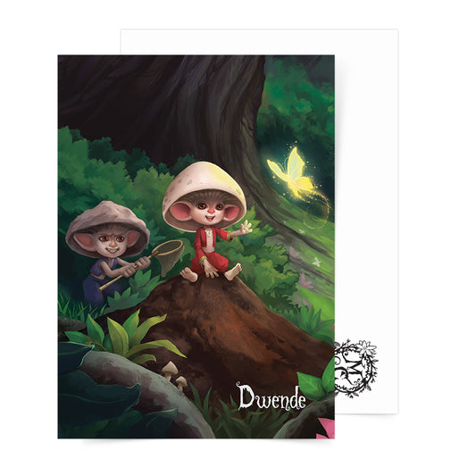 Philippine mythology mythical creature supernatural pinoy legend art fantasy myth spirit nature collectible mail postcrossing Folklore Duende tabi tabi po goblin elf ghost dwarf forest