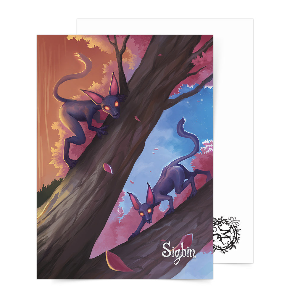 Philippine mythology mythical creature supernatural pinoy legend art fantasy myth spirit collectible mail postcrossing Sigben Sigbinan Visayas Mindanao