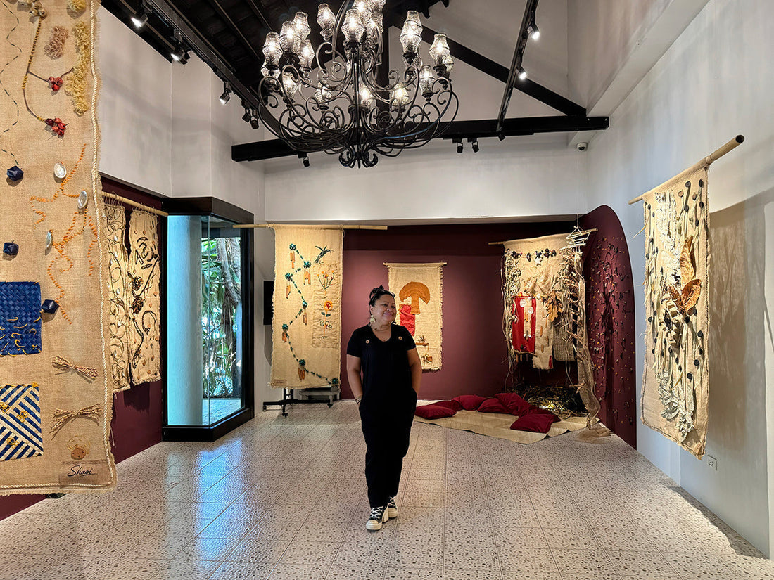 Rooted Emotions: Nature's Tapestry, Sharon Rose Dadang Rafols, Shaoi, Pinspired Art Gallery, jute, original artworks, nature