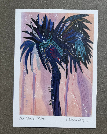 At Dusk Limited Edition Art Print by Purple Seaweed Studio