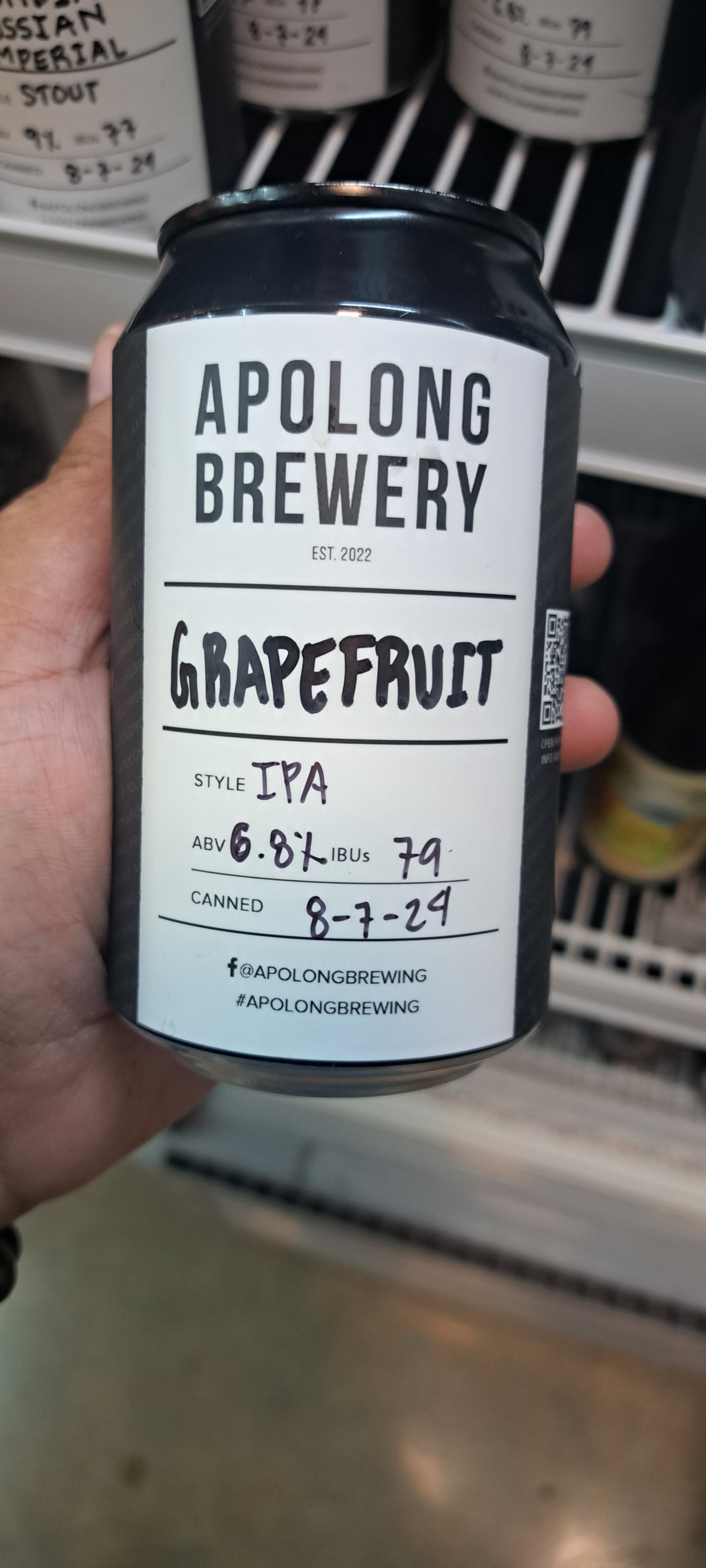 Grapefruit Burst IPA Beer in Can by Apolong Brewery