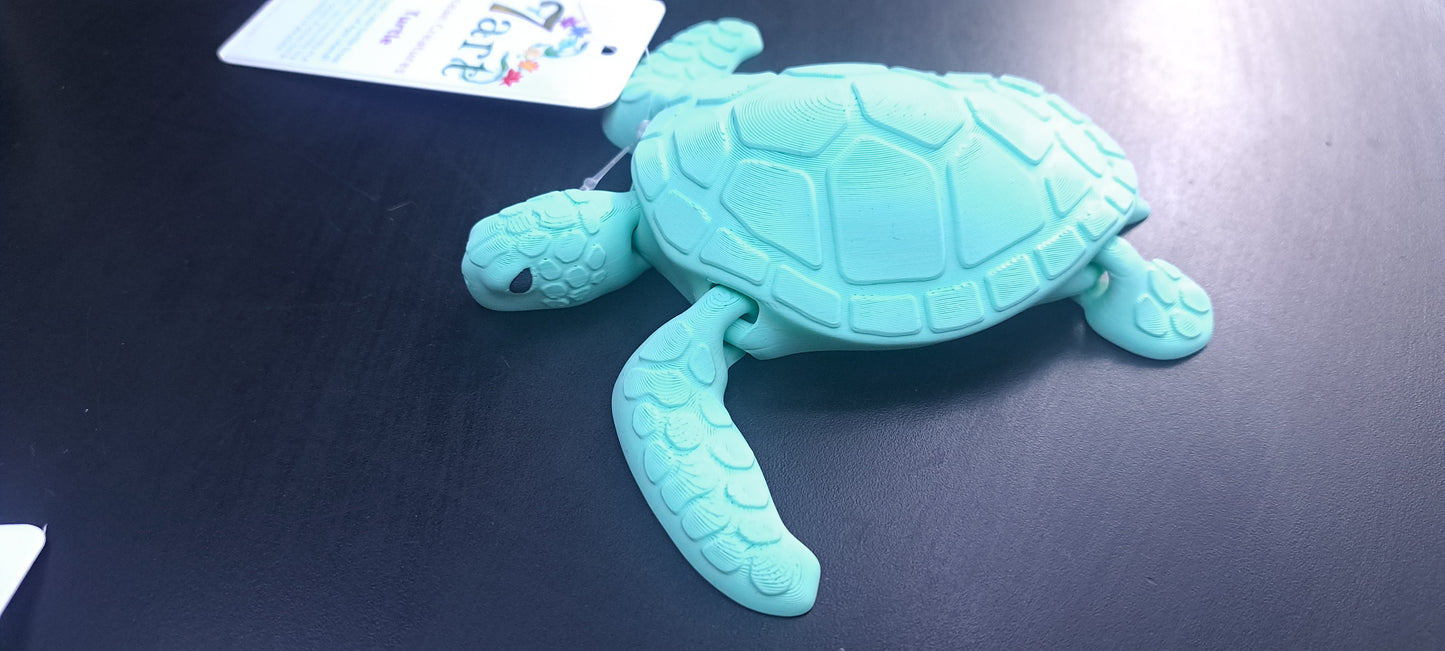 Medium Sea Turtle by 7art