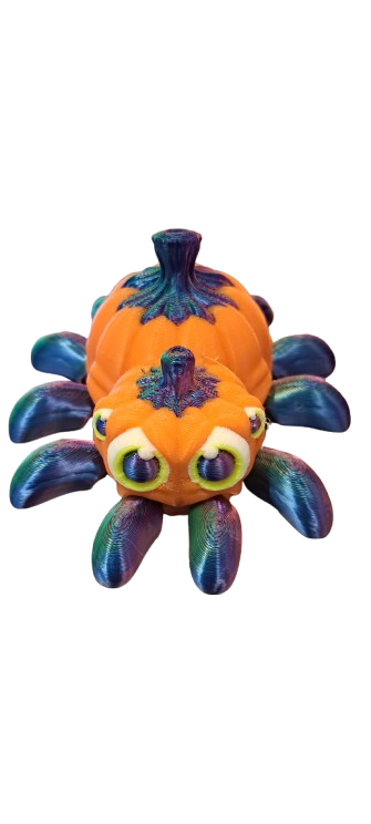 Spider Pumpkin Magnet by 7art