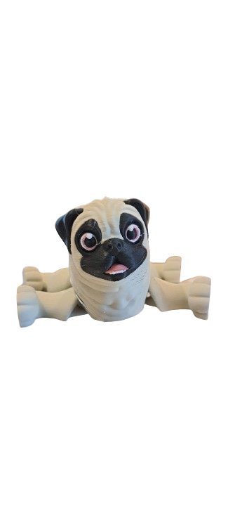 Pug Dog Toy by 7art