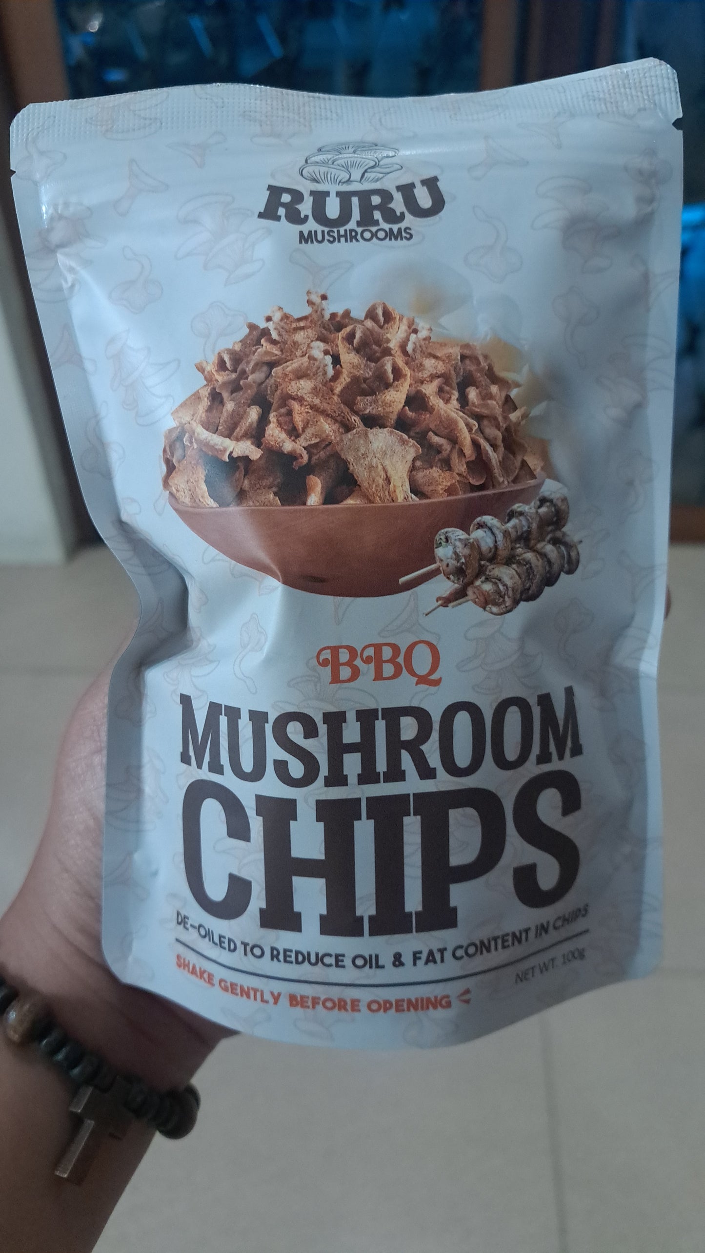 BBQ Mushroom Chips by RuRu Mushrooms