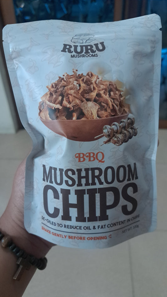 BBQ Mushroom Chips by RuRu Mushrooms