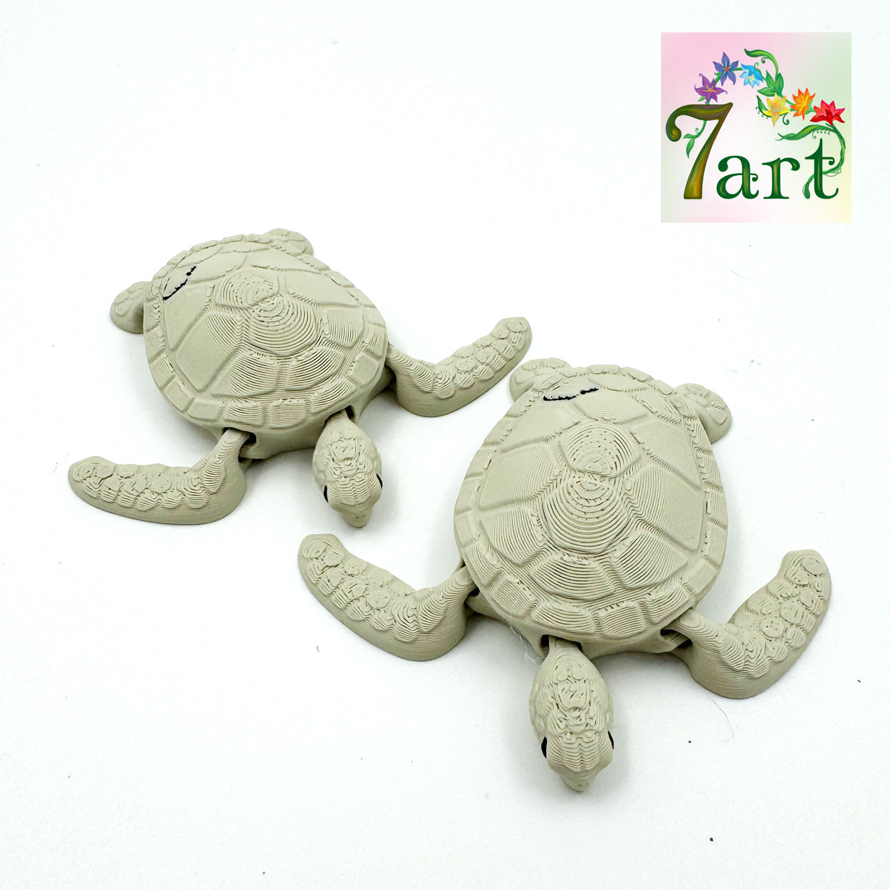 Tiny Baby Sea Turtle Magnet by 7Art